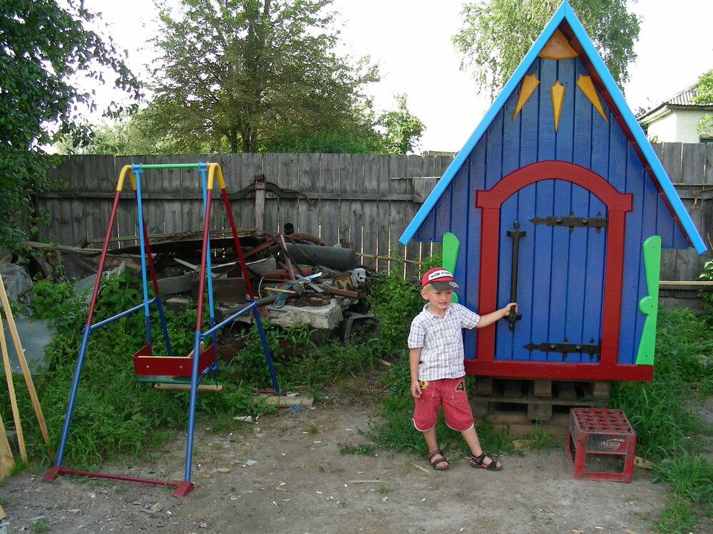 Детский городок своими руками фото